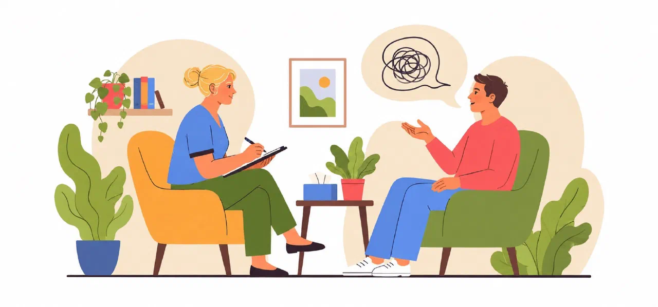 Ruhige Atmosphäre – Raum für therapeutische Arbeit